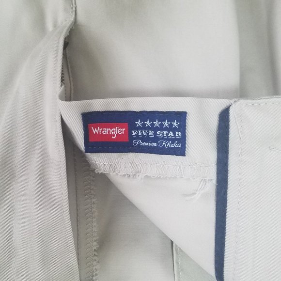 Wrangler Khaki Pants 36x30 - Picture 3 of 8